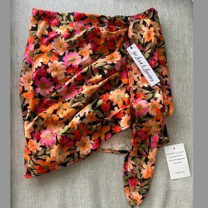 NWT For Love and Lemons floral skirt XS